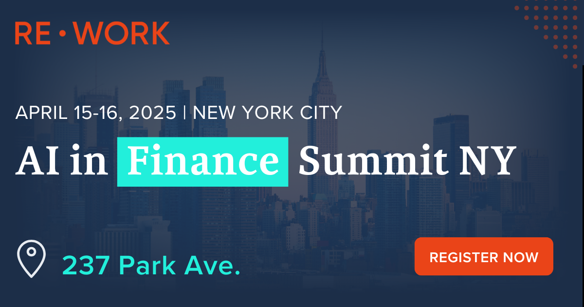 Download brochure ai in finance summit ny 2025 re work